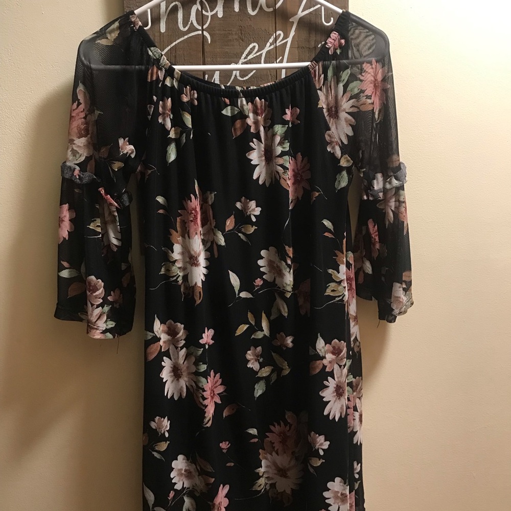 Black loose / off the shoulder dress